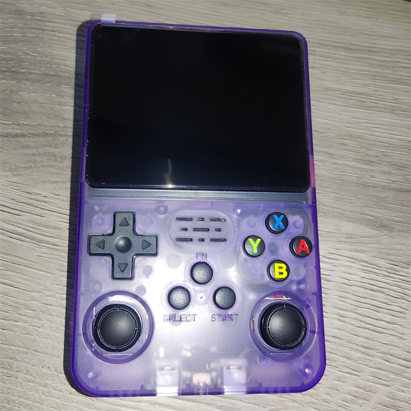 Customer photo of the purple transparent R36S handheld