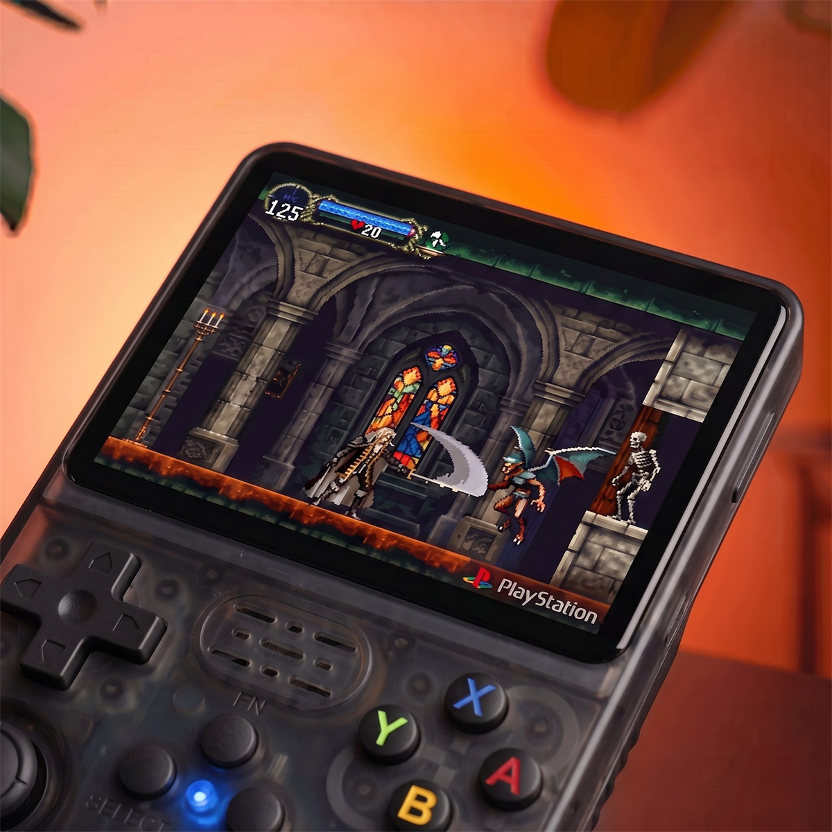 Best games R36S owners love - black console playing Castlevania